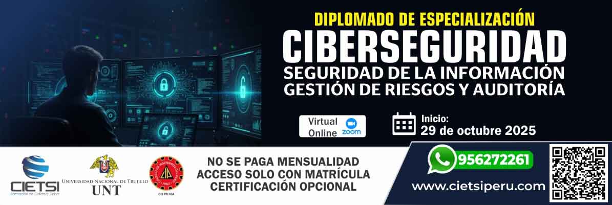 diplomado de especializaciOn en ciberseguridad  seguridad de la informaciOn  gestiOn de riesgos y auditorIa 2025 2026